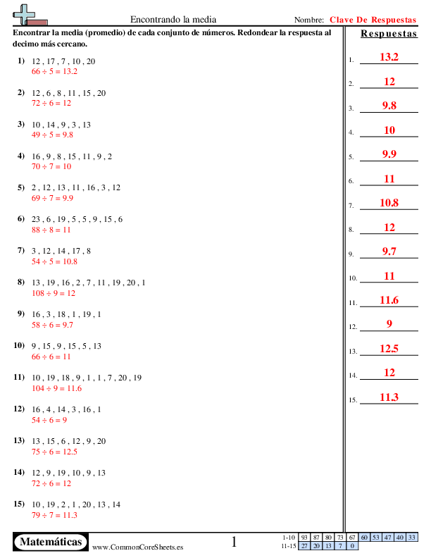  - encontrando-la-media worksheet