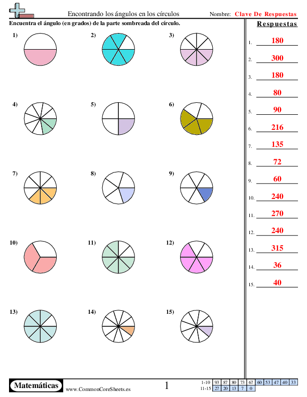  - encontrando-los-angulos-en-los-circulos worksheet