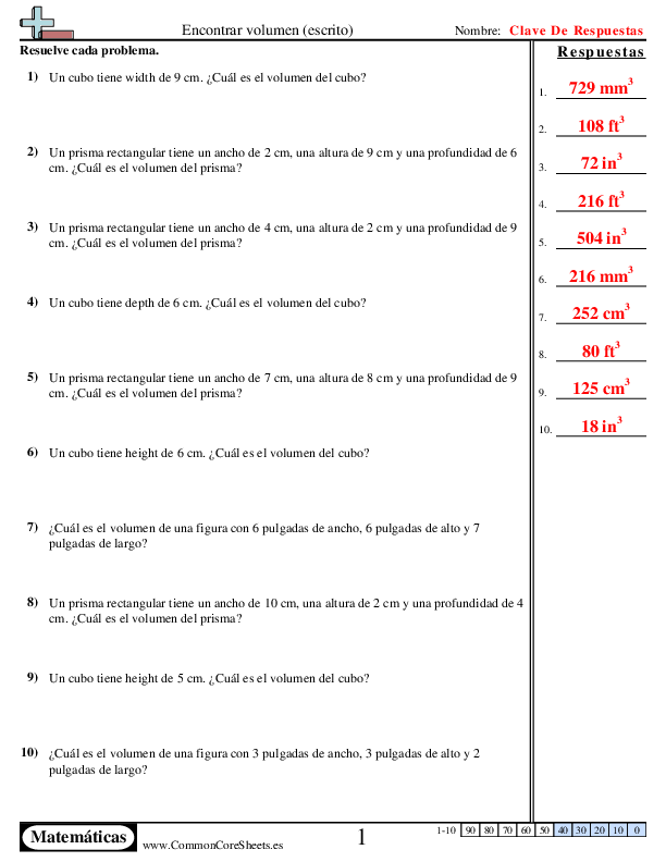  - encontrar-volumen-escrito worksheet