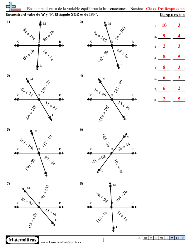  - encuentra-el-valor-de-la-variable-equilibrando-las-ecuaciones worksheet