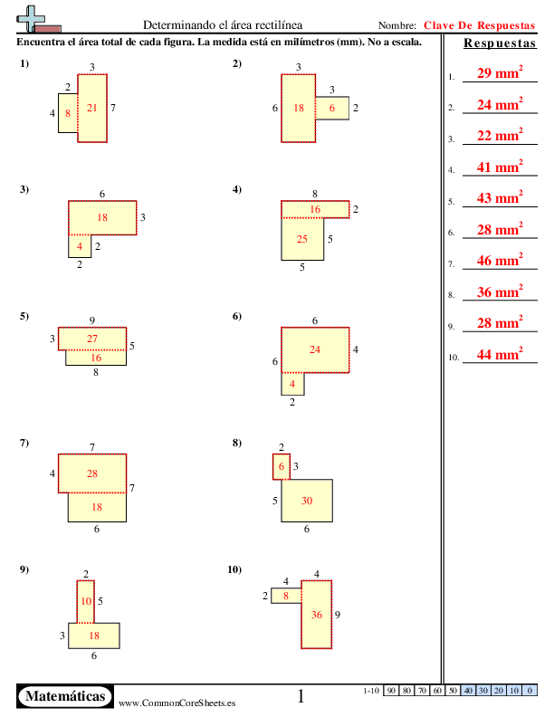  - area-rectilinea worksheet