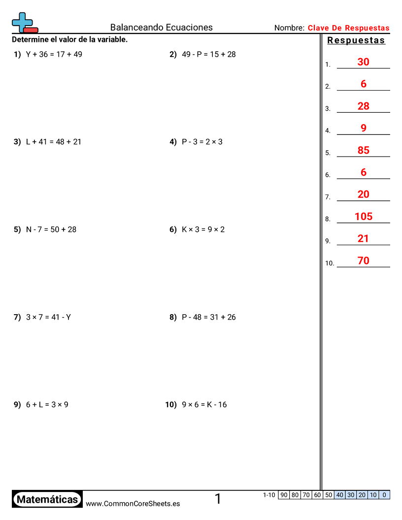 Encontrar el valor worksheet preview