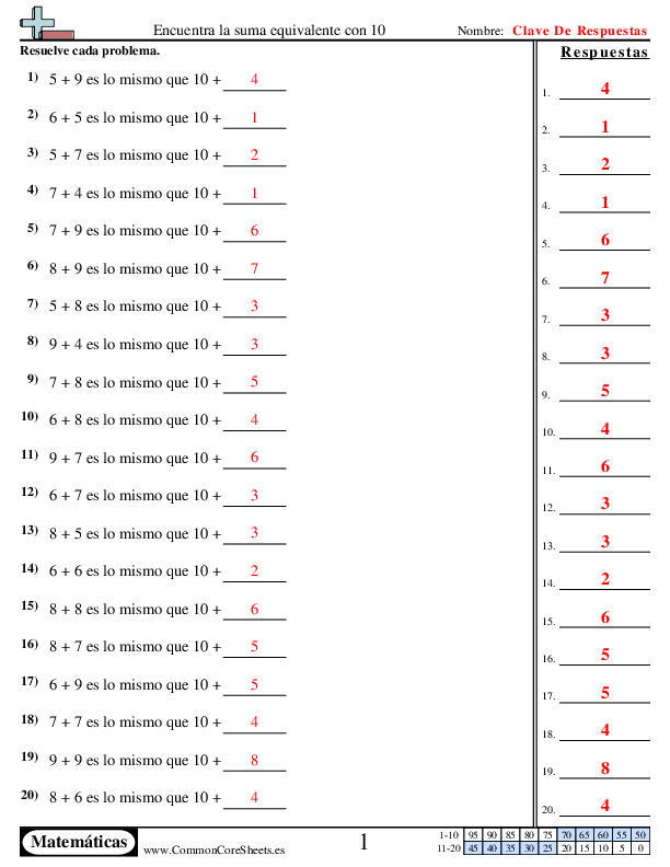  - encuentra-la-suma-equivalente-con-10 worksheet