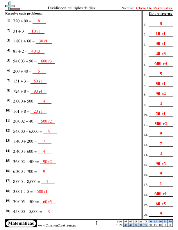  - 263 worksheet