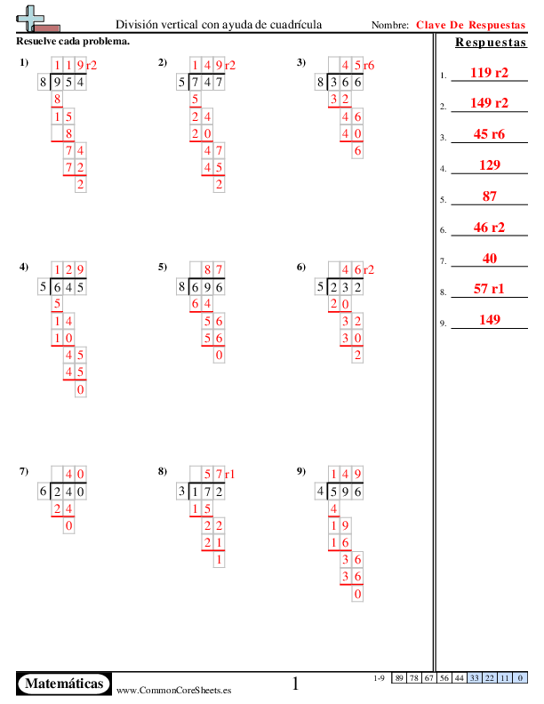  - division-vertical-con-ayuda-de-cuadricula worksheet