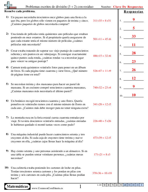  - 289 worksheet