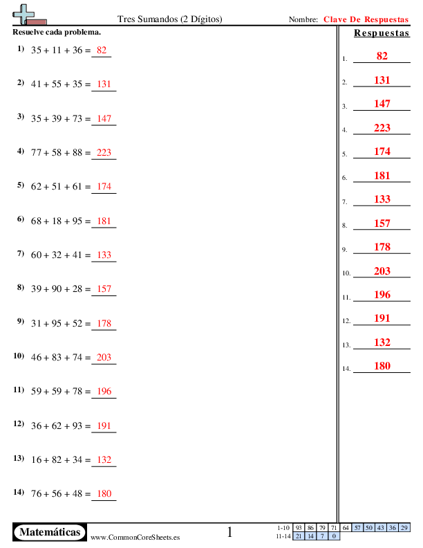  - tres-sumandos-2-digitos worksheet