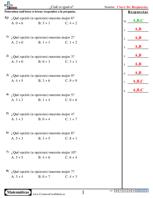  - que-equivale-a worksheet