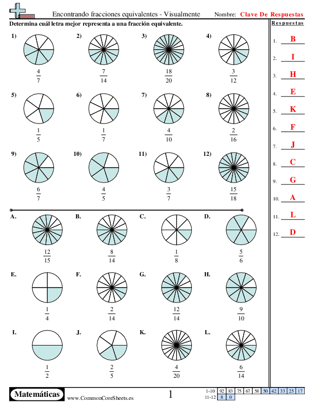  - encontrando-fracciones-equivalentes-visual worksheet