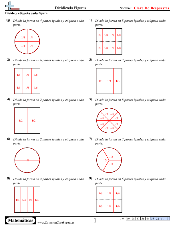  - partiendo-formas worksheet