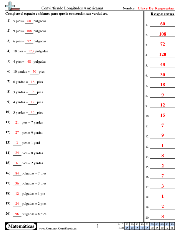  - conversion-de-longitudes-americanas worksheet