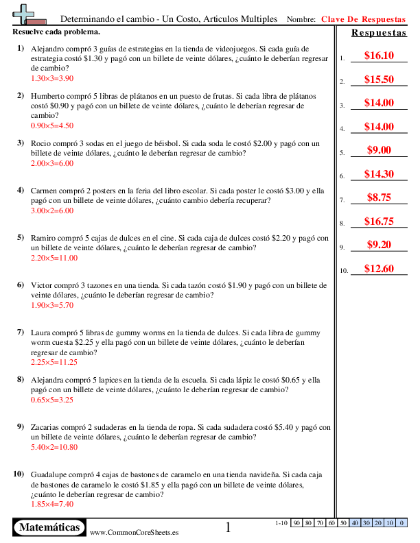  - 625 worksheet