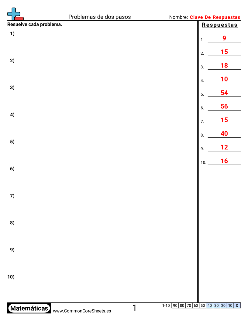 Ejercicios  de problemas multipasos - restar-y-multiplicar worksheet