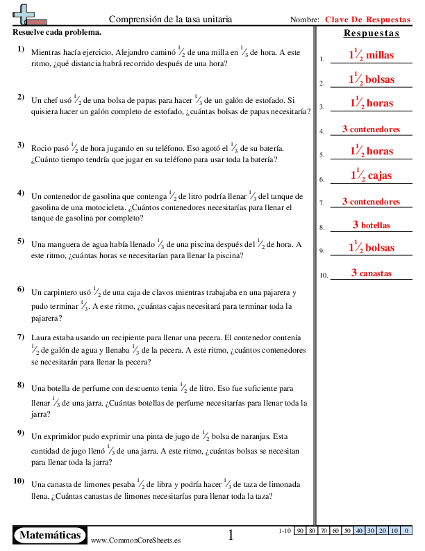  - comprension-de-la-tasa-unitaria worksheet