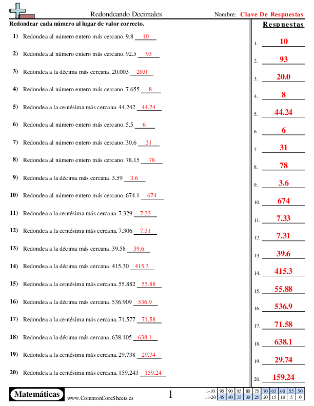  - decimas-centesimas-y-enteros worksheet