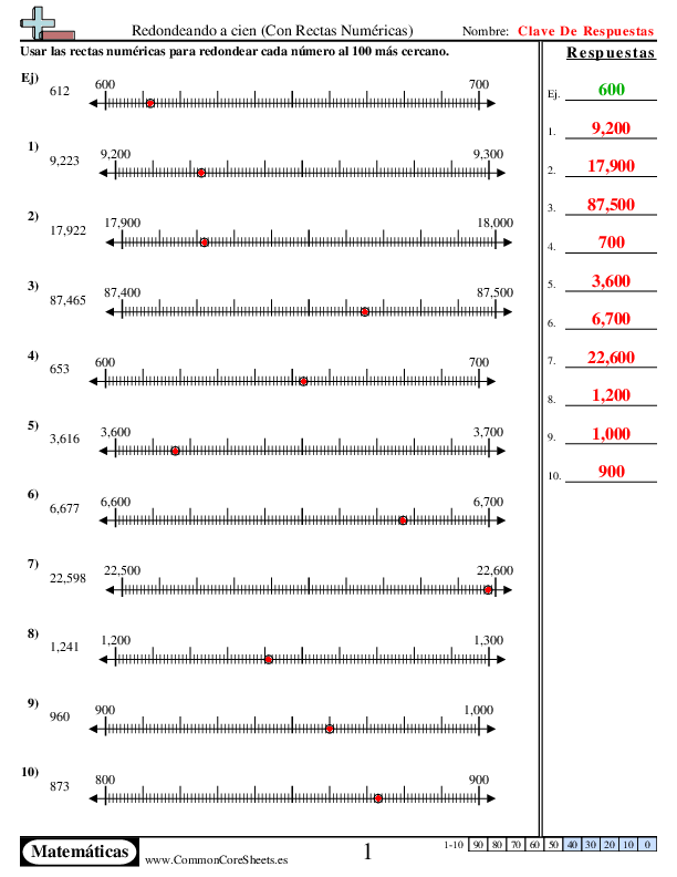  - redondeo-a-centesimas-con-recta-numerica worksheet