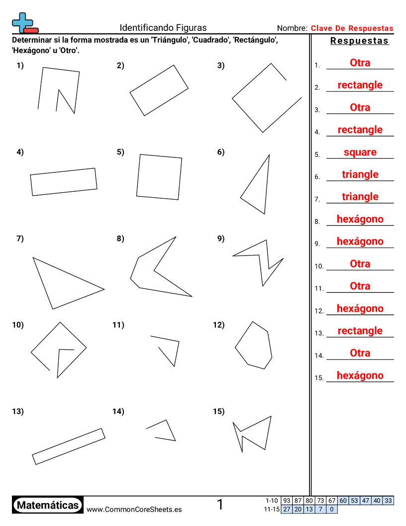 Identificar figuras worksheet preview