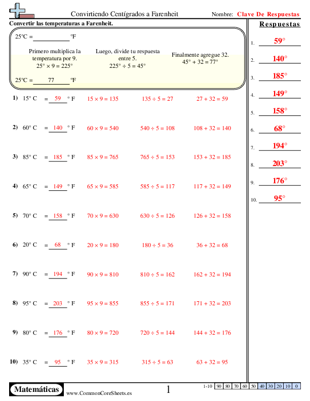  - celsius-a-fahrenheit worksheet