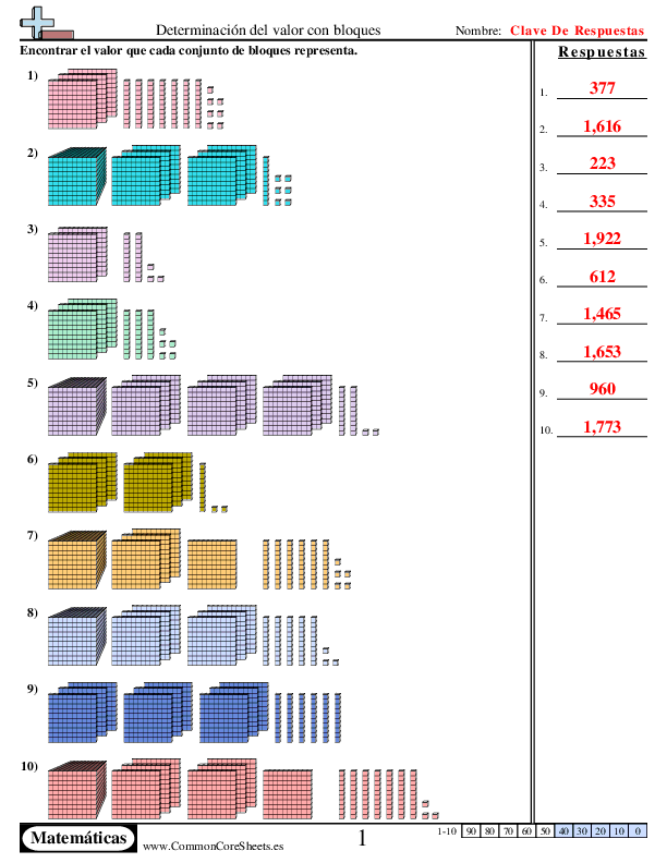  - la-determinacion-del-valor-con-1000-bloques worksheet