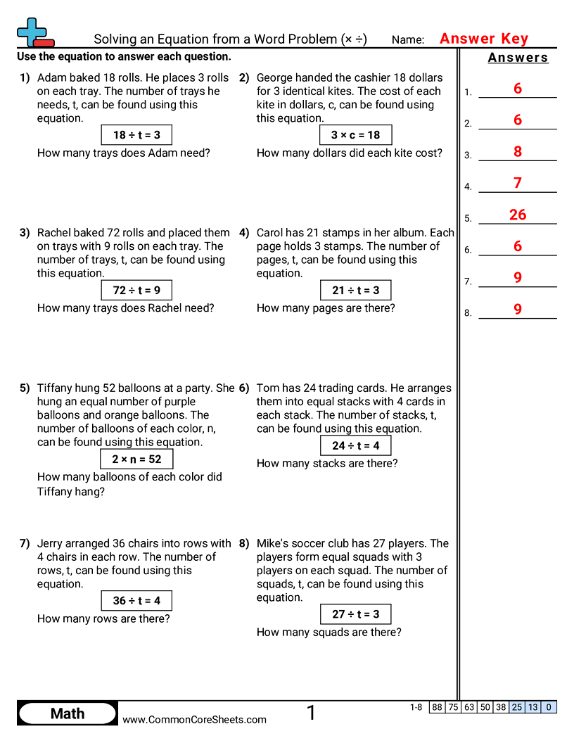 Related worksheet