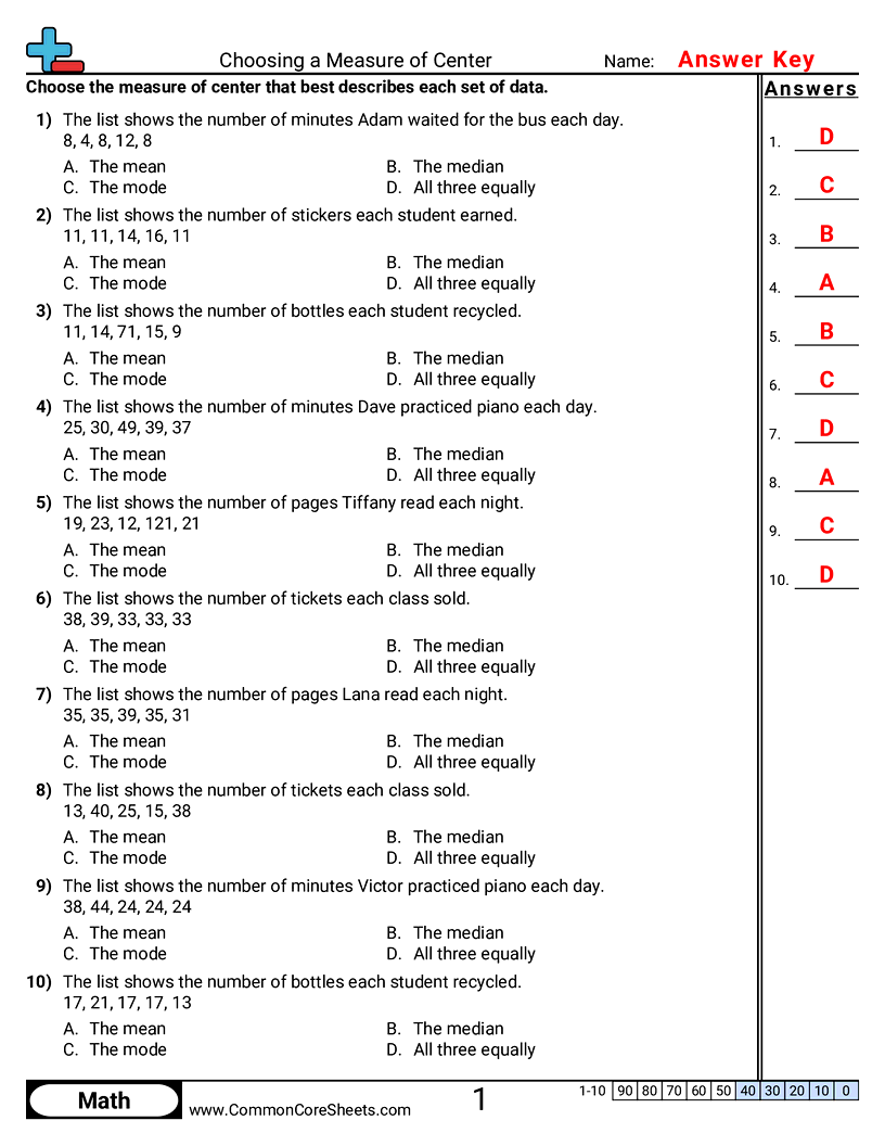 Related worksheet